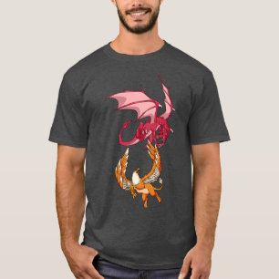 Camiseta Animais do dragão mitológico vs. griffin