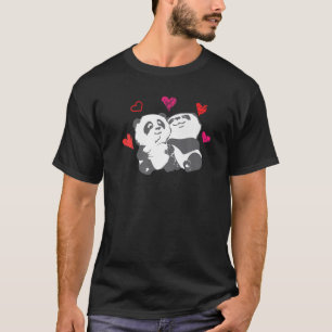 Camiseta Animais do Jardim Zoológico do Panda Heart