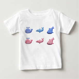 Camiseta Animais do Mar de Kawaii