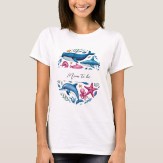 Camiseta Animais do mar elegantes modernos