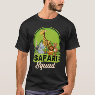 Camiseta Animais do Zoológico da Praça Safari