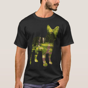 Camiseta Animais em dupla exposição sobrevoos franceses
