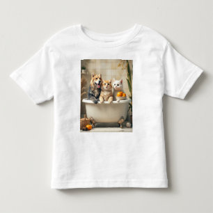 Camiseta Animais engraçados na banheira