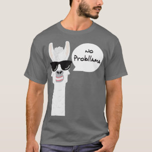Camiseta Animais Engraçados Para Amantes de os animais Lama