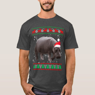 Camiseta Animais Feios Hipopótamo retrô