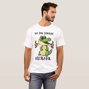 Camiseta Animais Festa Jacaré