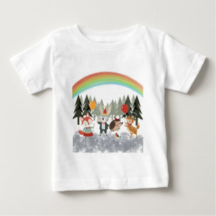 Camiseta Animais festivos