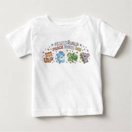 Camiseta Animais Fofos do Dia da Terra - Paz Todos os Dias 
