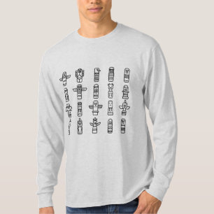 Camiseta Animais Haida Nativos Indianos Indígenas Haida