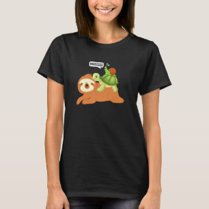 Camiseta Animais Lentos Preguiça Tartaruga Caracol Presente