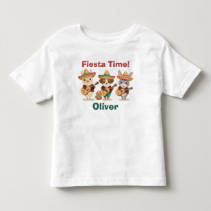 Camiseta Animais Mariachi Fofos Llama Burro Cachorrinho Fes