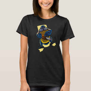 Camiseta Animais Monstros Xangai Azul