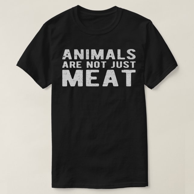 Camiseta Animais Não São Apenas Carne (Frente do Design)