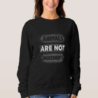 Camiseta Animais Não São Ingredientes Comida Vegana Vida Sa