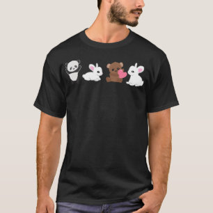 Camiseta Animais panda coelho urso ativista dos direitos do