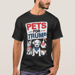 Camiseta Animais Para Trump Tornem Animais Seguros Novament