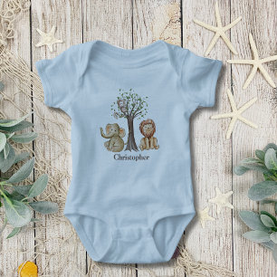 Camiseta Animais Personalizados de Safari na Selva Leão Mac