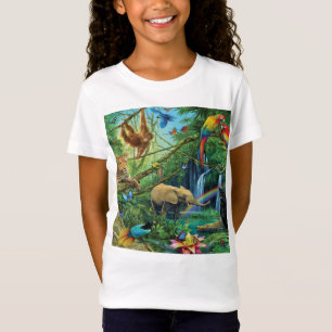 Camiseta Animais que vivem juntos travesseiros decorativos