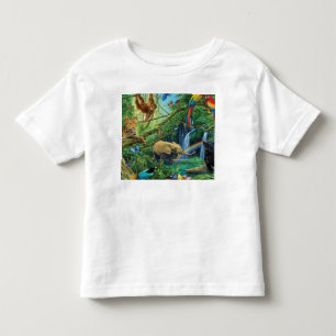 Camiseta Animais que vivem juntos travesseiros decorativos