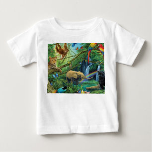 Camiseta Animais que vivem juntos travesseiros decorativos