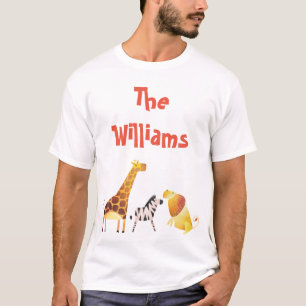 Camiseta Animais Safari Familiares