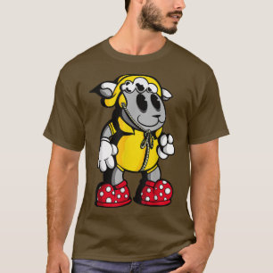 Camiseta Animais são pastores de jaqueta de chuva e criança