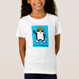 Camiseta Animais selvagens - Adoro PINGUINS - Antártica -