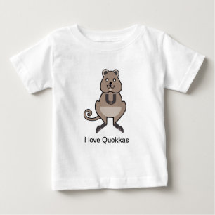 Camiseta Animais selvagens - Bonita, adoro QUOKAS - Vida se