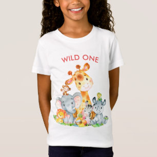 Camiseta Animais Selvagens Cártaros Safari, de Cor-de-Água 