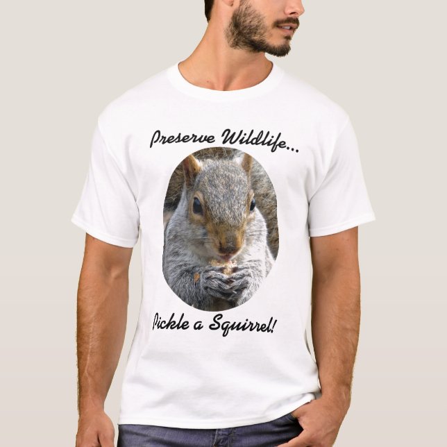 Camiseta Animais selvagens da conserva… (Frente)