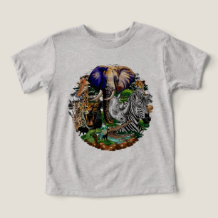 Camiseta Animais Selvagens da savana africana