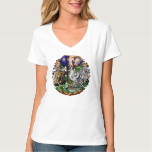 Camiseta Animais Selvagens da savana africana