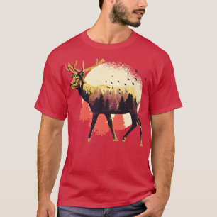 Camiseta Animais Selvagens De Caça A Animais