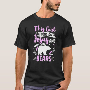 Camiseta Animais Selvagens De Roupa Grizzly Para Mulheres E