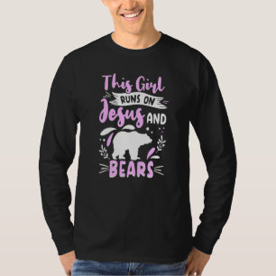 Camiseta Animais Selvagens De Roupa Grizzly Para Mulheres E