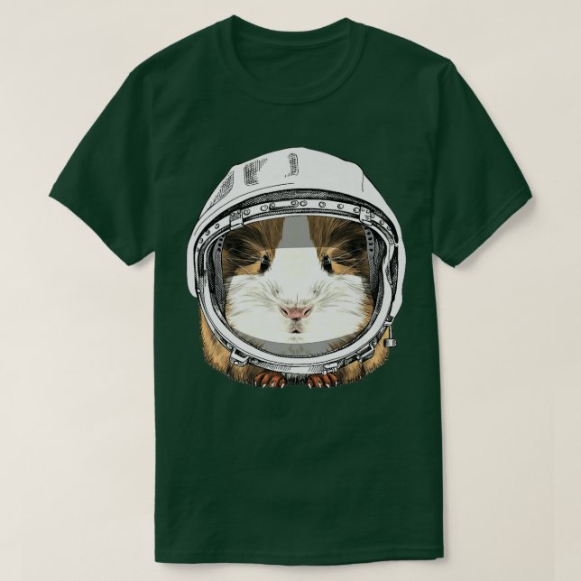 Camiseta Animais Selvagens do Astronauta Espacial (Frente do Design)