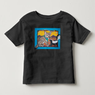 Camiseta Animais selvagens do sudoeste do filhote de