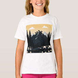Camiseta Animais selvagens e de fazenda