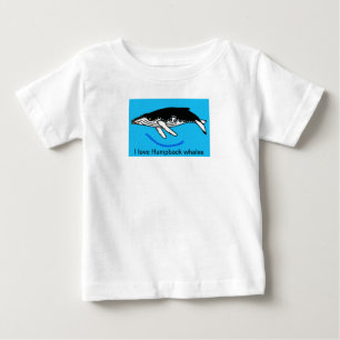 Camiseta Animais selvagens - Eu adoro Balas de jubarte - Oc