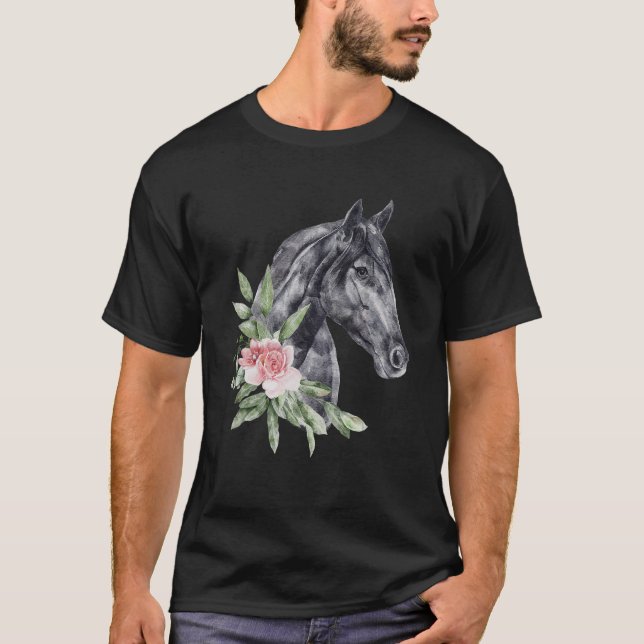 Camiseta Animais Selvagens Florais (Frente)