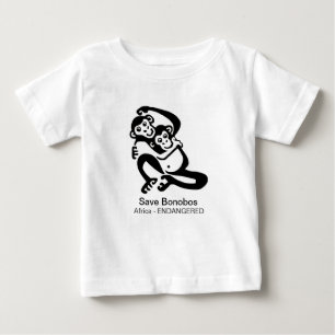 Camiseta Animais selvagens - Save BONOBOS - Wildlife Africa