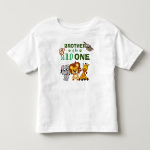 Camiseta Animais Selvagens Selvagens Safari Cute Primeiro A