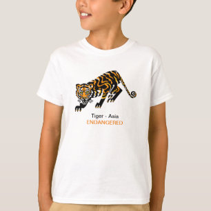 Camiseta Animais selvagens - Tigre - Cinzas de origem anima