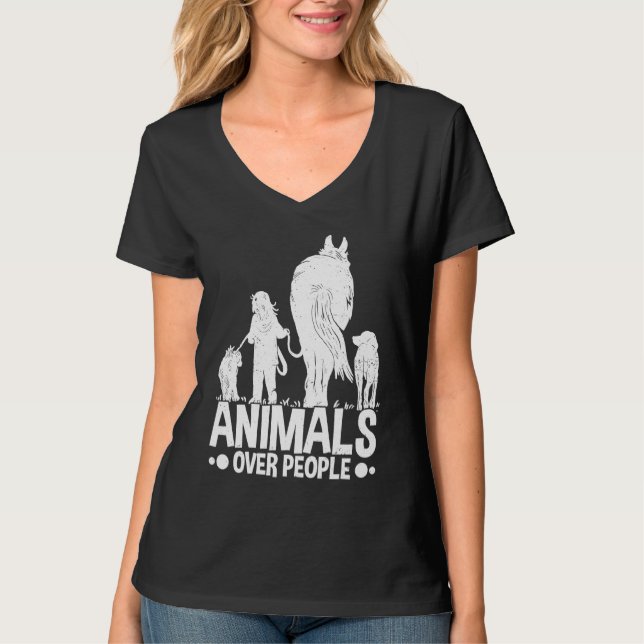 Camiseta Animais Sobre Conserv De Salvamento Dos Ativistas  (Frente)