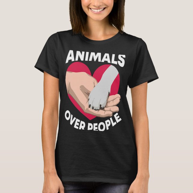 Camiseta Animais Sobre Conserv De Salvamento Dos Ativistas  (Frente)