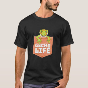 Camiseta Animais Sobreviventes Leopardo Gecko Life Pocket L