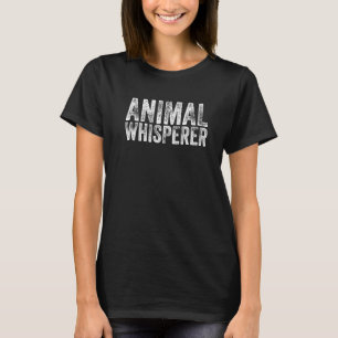 Camiseta Animais Sussuros Engraçados Gato Pet Dog Vintage