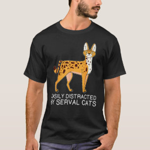Camiseta Animal africano engraçado facilmente distraído por
