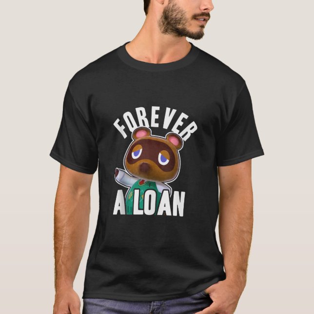 Camiseta Animal Atravessando Tom Nook Para Sempre Um Tanque (Frente)