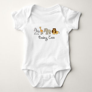 Camiseta Animal bonito do jardim zoológico do bebê do KRW